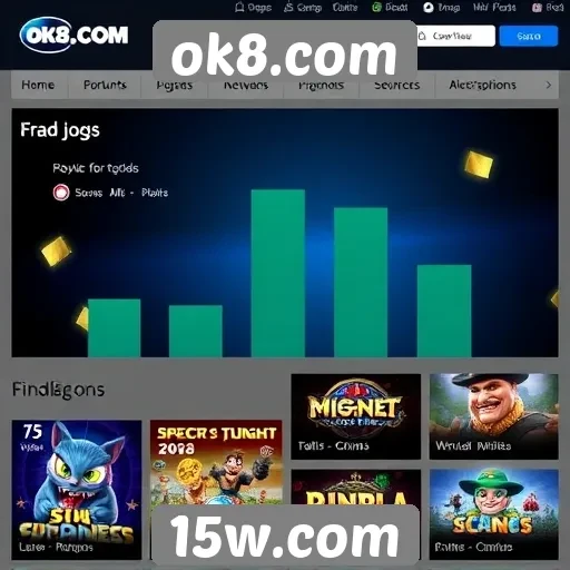 Desempenho financeiro do site de jogos ok8.com